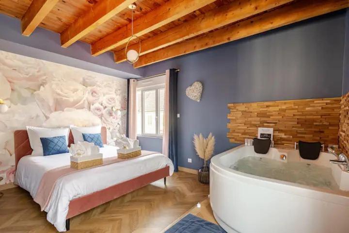Rose & Blue Spa Proche Chalon S/Saone Et Beaune 圣马丹-昂布雷斯 外观 照片